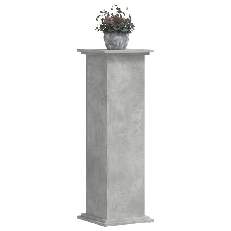 Load image into Gallery viewer, Vidaxl plantenstandaard 33x33x100 cm bewerkt hout betongrijs
