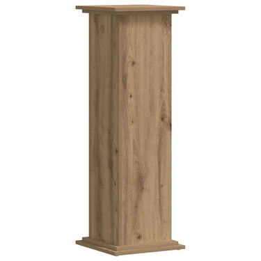 Vidaxl plantenstandaard 33x33x100 cm bewerkt hout artisanaal eiken