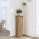 Vidaxl plantenstandaard 33x33x100 cm bewerkt hout artisanaal eiken