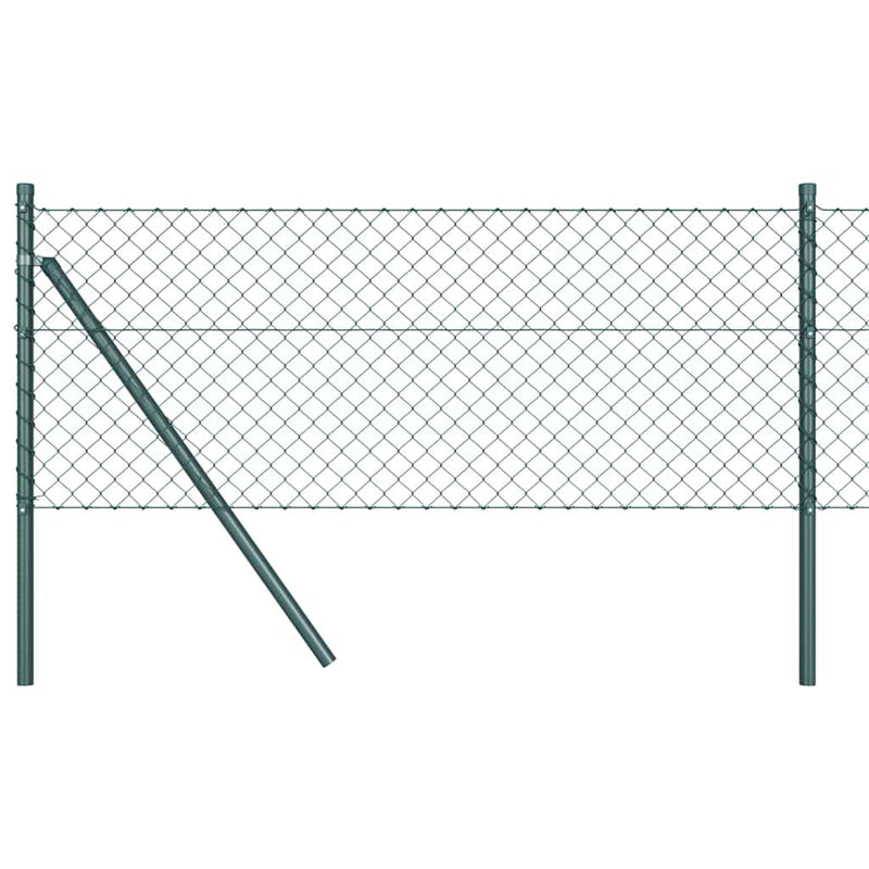 Load image into Gallery viewer, Vidaxl afrasteringspaal groen 10 x 0,8 m (40 x 40 mm gaas)
