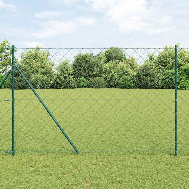 Load image into Gallery viewer, Vidaxl afrasteringspaal groen 10 x 1,6 m (60 x 60 mm gaas)
