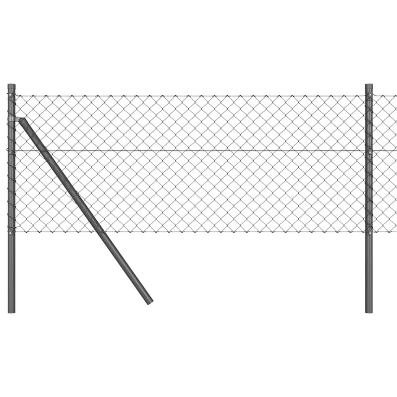 Load image into Gallery viewer, Vidaxl afrasteringspaal grijs 10 x 0,8 m (40 x 40 mm gaas)
