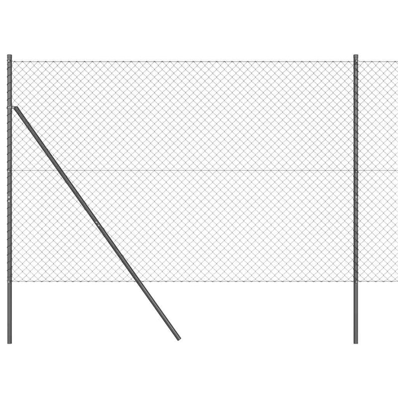 Load image into Gallery viewer, Vidaxl afrasteringspaal grijs 10 x 1,6 m (40 x 40 mm gaas)
