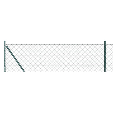 Vidaxl afrasteringspaal groen 10 x 0,4 m (40 x 40 mm gaas)