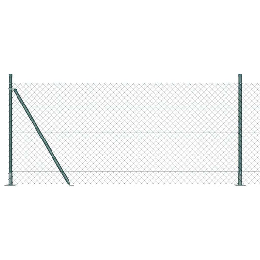 Vidaxl afrasteringspaal groen 10 x 0,8 m (40 x 40 mm gaas)