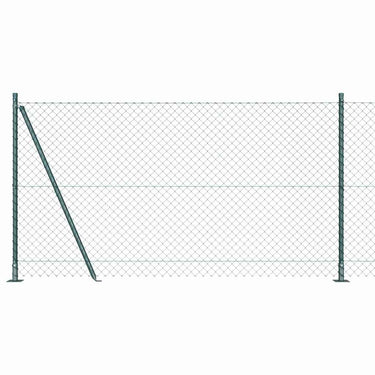 Vidaxl afrasteringspaal groen 10 x 1,2 m (40 x 40 mm gaas)