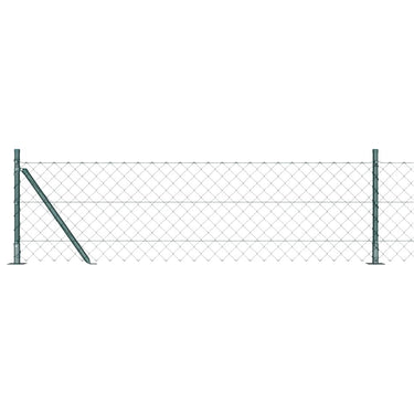 Vidaxl afrasteringspaal groen 10 x 0,4 m (60 x 60 mm gaas)