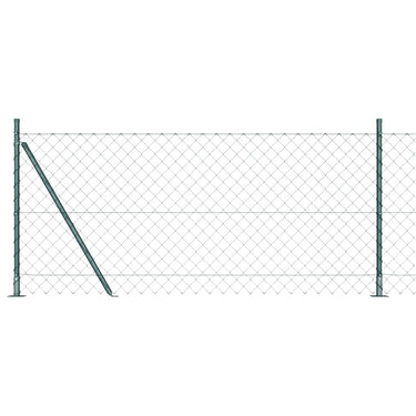 Vidaxl afrasteringspaal groen 10 x 0,8 m (60 x 60 mm gaas)