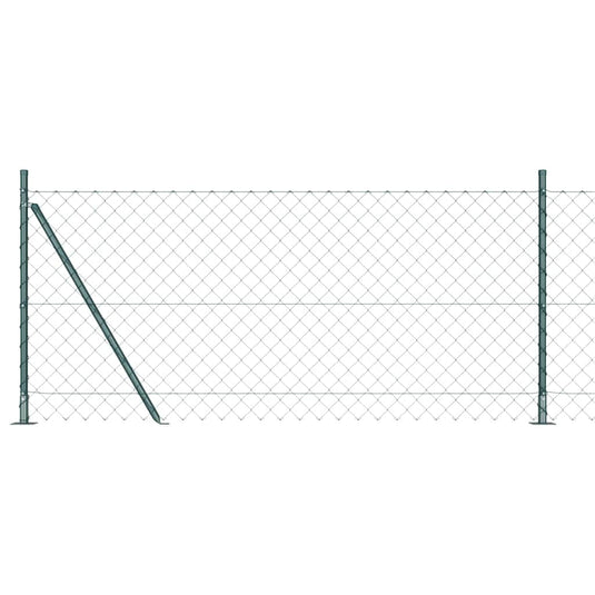 Vidaxl afrasteringspaal groen 10 x 0,8 m (60 x 60 mm gaas)