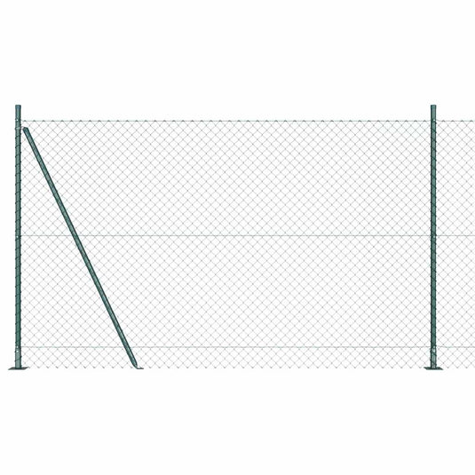 Vidaxl afrasteringspaal groen 10 x 1,4 m (60 x 60 mm gaas)
