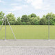 Vidaxl afrasteringspaal zilver 10 x 1,2 m (60 x 60 mm gaas) staal
