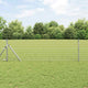 Vidaxl hek met paal zilver 0,6 x 10 m staal en pvc