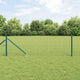 Vidaxl hek met paal groen 0,4 x 25 m staal en pvc