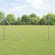Vidaxl hek met paal zilver 1,4 x 10 m staal