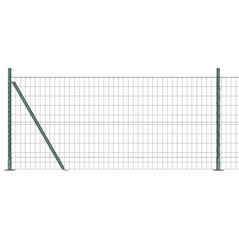 Load image into Gallery viewer, Vidaxl hek met paal groen 1 x 10 m staal en pvc
