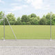 Vidaxl hek met paal zilver 1,5 x 10 m staal