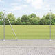 Vidaxl hek met paal zilver 1,6 x 10 m staal