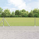 Vidaxl hek met paal zilver 0,6 x 25 m staal