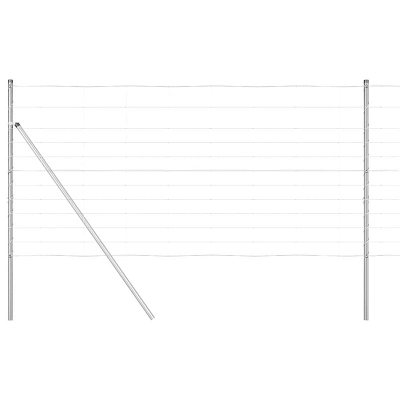 Load image into Gallery viewer, Vidaxl afrasteringspaal gegalvaniseerd 25 x 1,2 m staal
