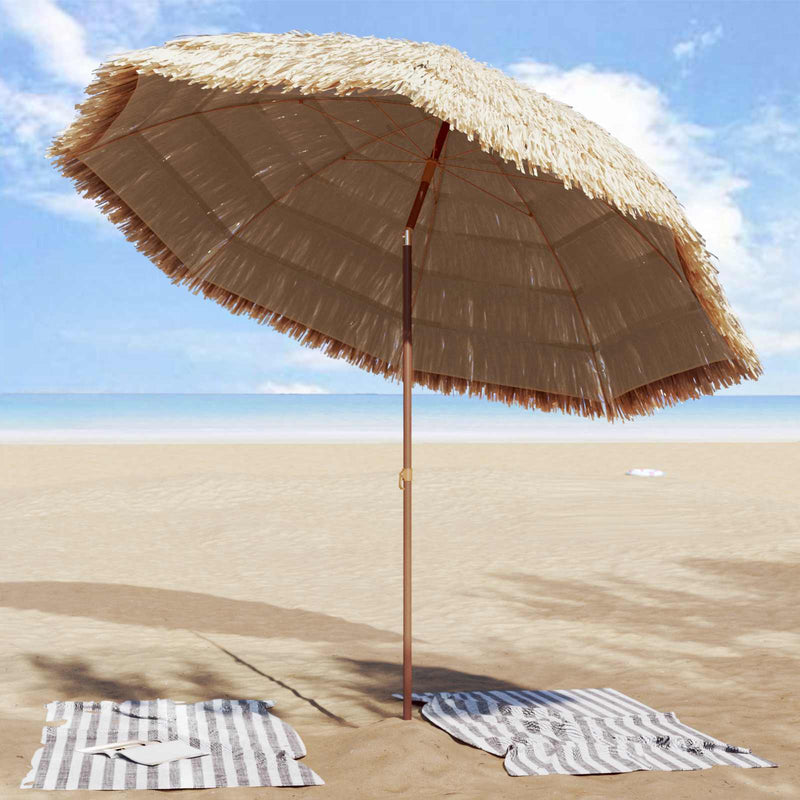 Load image into Gallery viewer, Vidaxl tuinparasol naturel 255 x 255 x 255 cm
