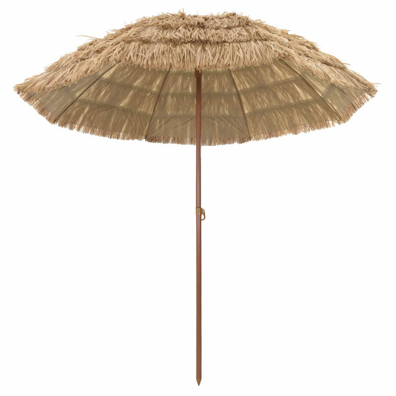 Load image into Gallery viewer, Vidaxl strandparasol naturel 255 x 255 x 255 cm polyester en staal
