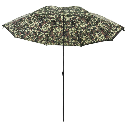 Vidaxl vis paraplu camouflage 240 x 210 cm oxford polyester