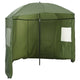 Vidaxl vis paraplu geel leger 240 x 210 cm oxford polyester