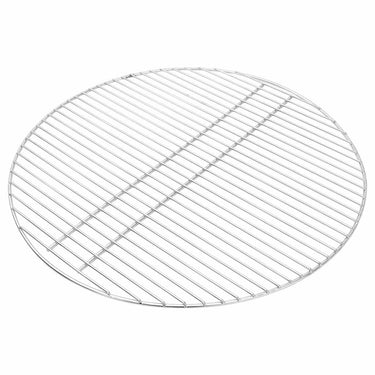 Vidaxl barbecuerooster zilver 60 x 60 cm roestvrij staal