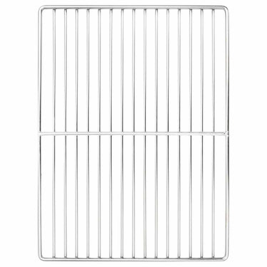 Vidaxl grillrooster zilver 40 x 30 cm roestvrij staal