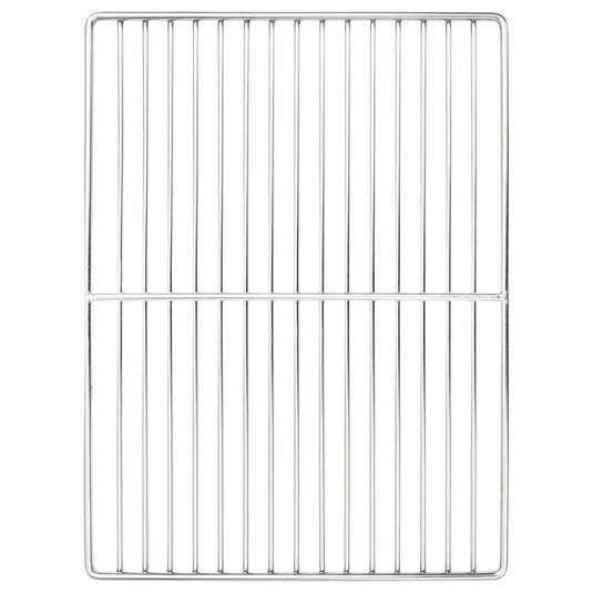 Vidaxl grillrooster zilver 40 x 30 cm roestvrij staal