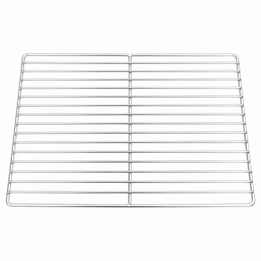 Vidaxl grillrooster zilver 40 x 30 cm roestvrij staal