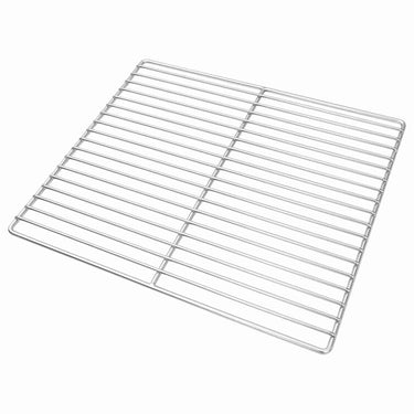 Vidaxl grillrooster zilver 40 x 35 cm roestvrij staal