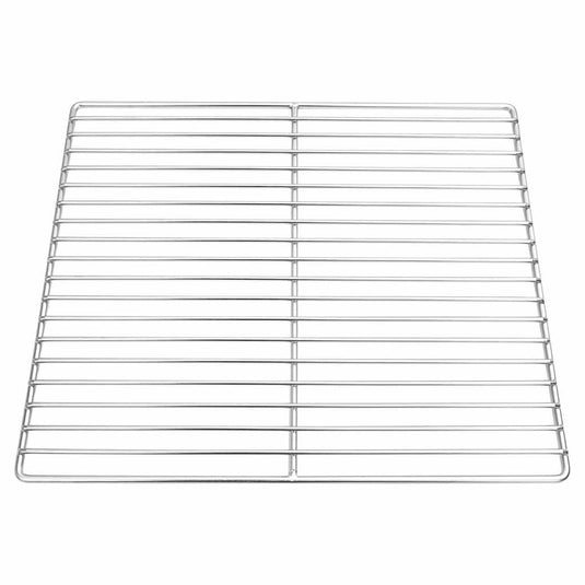 Vidaxl grillrooster zilver 40 x 35 cm roestvrij staal