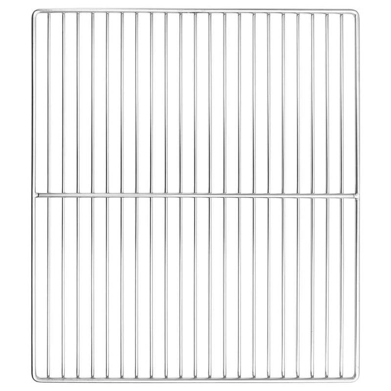 Load image into Gallery viewer, Vidaxl grillrooster zilver 45 x 40 cm roestvrij staal
