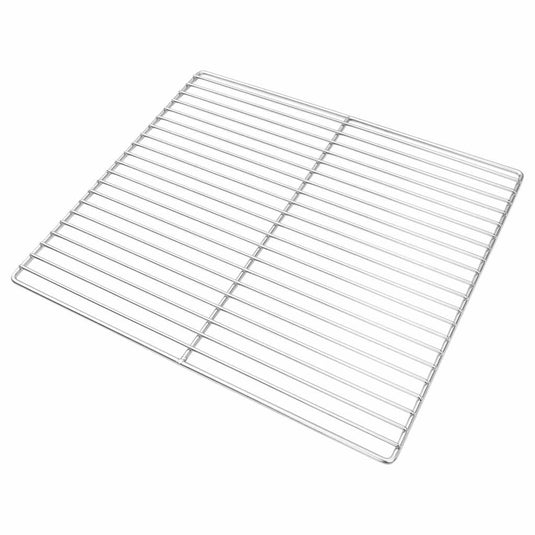 Vidaxl grillrooster zilver 45 x 40 cm roestvrij staal