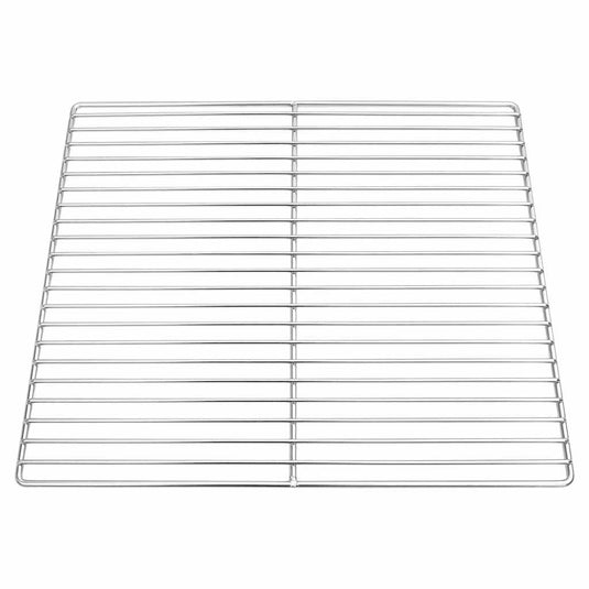 Vidaxl grillrooster zilver 45 x 40 cm roestvrij staal