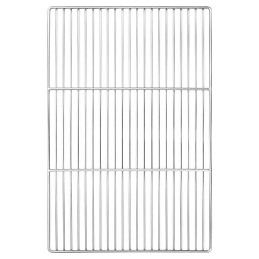 Vidaxl grillrooster zilver 60 x 40 cm roestvrij staal
