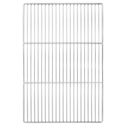 Vidaxl grillrooster zilver 60 x 40 cm roestvrij staal