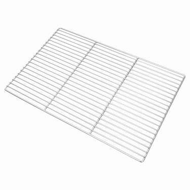 Vidaxl grillrooster zilver 60 x 40 cm roestvrij staal