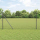 Vidaxl afrasteringspaal grijs 10 x 1 m (13 mm gaas) staal en pvc