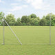 Vidaxl afrasteringspaal zilver 25 x 1,6 m (50 mm gaas) staal