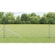 Vidaxl afrasteringspaal zilver 10 x 0,8 m (13 mm gaas) staal