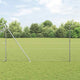Vidaxl afrasteringspaal zilver 10 x 1,6 m (50 mm gaas) staal