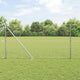 Vidaxl afrasteringspaal zilver 25 x 1 m (50 mm gaas) staal
