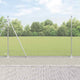 Vidaxl afrasteringspaal zilver 10 x 1,6 m (13 mm gaas) staal