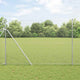 Vidaxl afrasteringspaal zilver 10 x 1,5 m (25 x 25 mm gaas) staal