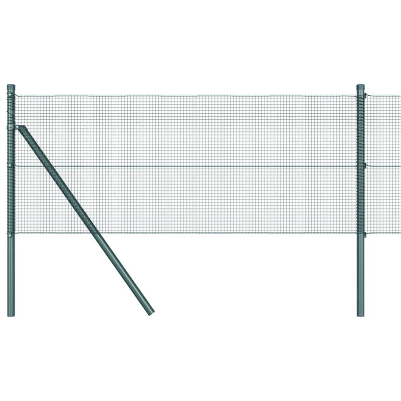 Load image into Gallery viewer, Vidaxl afrasteringspaal groen 10 x 0,4 m (12 x 12 mm gaas)

