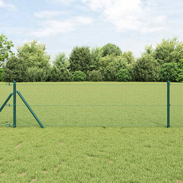 Vidaxl afrasteringspaal groen 10 x 0,5 m (19 x 19 mm gaas) staal