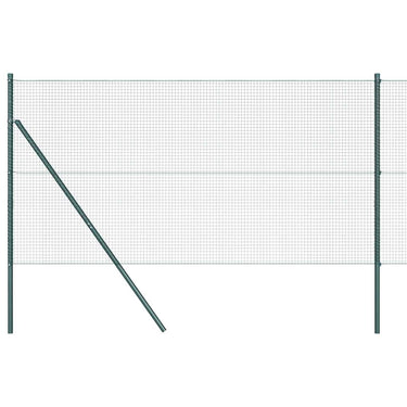 Vidaxl afrasteringspaal groen 10 x 1 m (19 x 19 mm mesh) staal