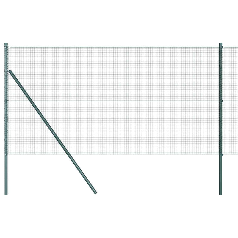 Load image into Gallery viewer, Vidaxl afrasteringspaal groen 10 x 1 m (19 x 19 mm mesh) staal
